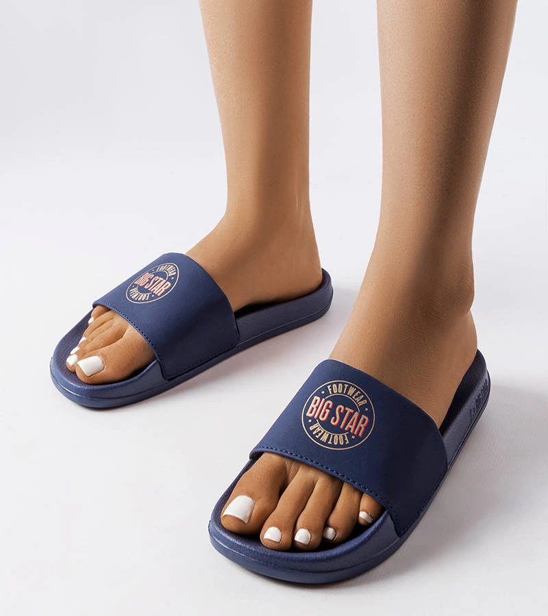 Снимка на marka niezdefiniowana Navy blue flip-flops Big Star