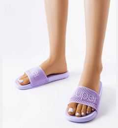 Снимка на marka niezdefiniowana Purple rubber flip-flops Azelio