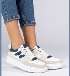 Снимка на marka niezdefiniowana White-blue women's sneakers Lavria