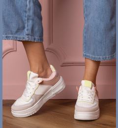Снимка на marka niezdefiniowana White-grey platform sport sneakers Fiones