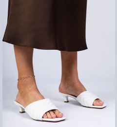 Снимка на marka niezdefiniowana White low heel mules Launay