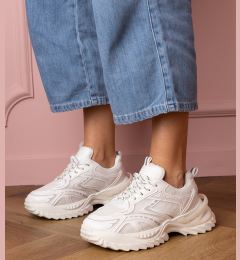 Снимка на marka niezdefiniowana White sports sneakers with thick soles Lirana
