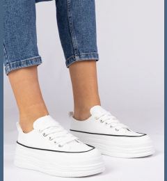 Снимка на marka niezdefiniowana White women's high-soled sneakers Selina
