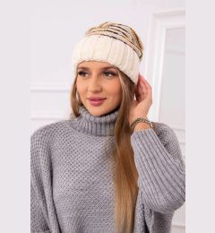 Снимка на marka niezdefiniowana Women's cap Feba K330 ecru+beige