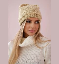 Снимка на marka niezdefiniowana Women's cap Klarysa K393 beige