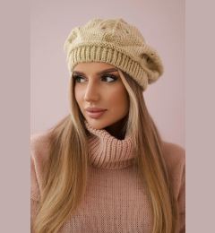 Снимка на marka niezdefiniowana Women's cap Sofia K369 light beige