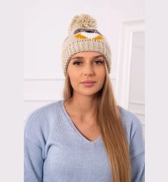 Снимка на marka niezdefiniowana Women's cap Sowa K340 beige