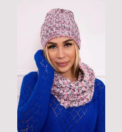 Снимка на marka niezdefiniowana Women's set with fleece Merry K202 pink + gray