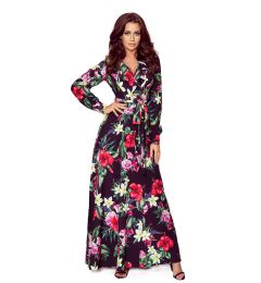 Снимка на Maxi dress with ruffle and Numoco flower print