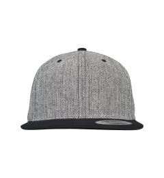 Снимка на Melange Solid Snapback Black Melange/Black