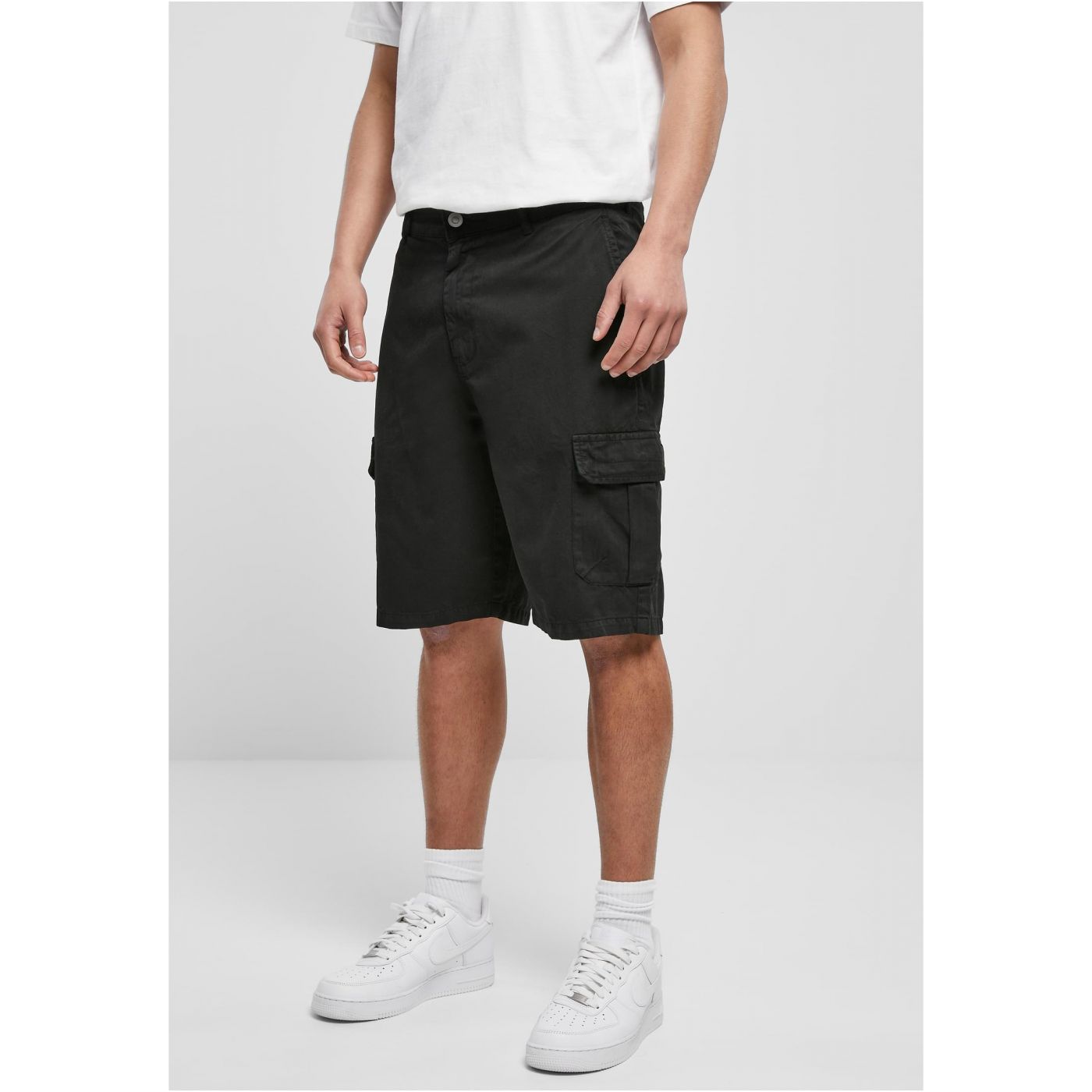 Снимка на Men's Big Cargo Bermuda Shorts Black