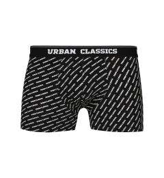 Снимка на Men's Boxer Shorts 5-Pack White/Black/Lettering/Striped/Striped