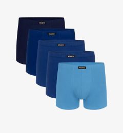 Снимка на Men's boxer shorts ATLANTIC 5Pack - shades of blue