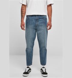 Снимка на Men's Cropped Tapered Jeans Blue