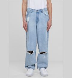 Снимка на Men's Heavy Ounce Knee Cut Baggy Jeans Blue