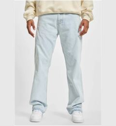 Снимка на Men's jeans Straight Loose Fit Denim blue washed