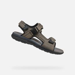 Снимка на Men's light grey sandals Geox Spherica EC5 - Men