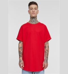 Снимка на Men's Long Shaped Turnup Tee T-Shirt - Red