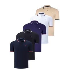 Снимка на Men's polo shirt dewberry