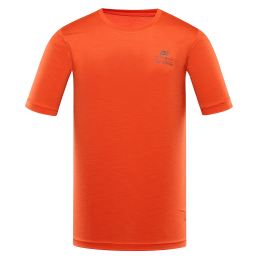 Снимка на Men's quick-drying T-shirt ALPINE PRO BASIK spicy orange