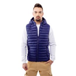 Снимка на Men's quilted vest GLANO - dark blue