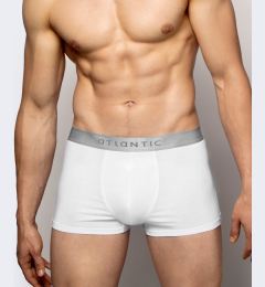 Снимка на Men's sports boxers made of Pima cotton ATLANTIC - white