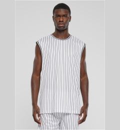 Снимка на Men's Striped Mesh tank top white
