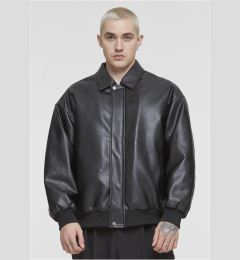 Снимка на Men's synthetic leather jacket black