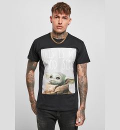 Снимка на Men's T-shirt Baby Yoda Good Side - black