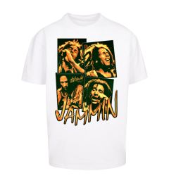 Снимка на Men's T-shirt Bob Marley Jammin Live Oversize white