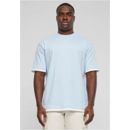Снимка на Men's T-shirt DEF Visible Layer - light blue/white