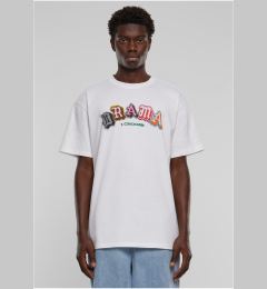 Снимка на Men's T-shirt Drama Heavy Oversize Tee - white