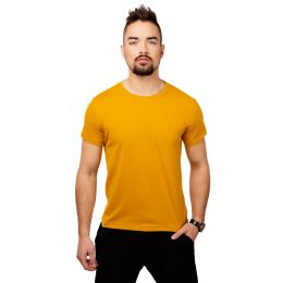 Снимка на Men's T-shirt GLANO - ochre