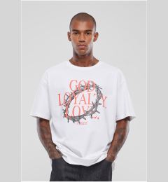 Снимка на Men's T-shirt God Loyalty Love Oversize white