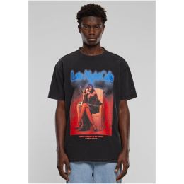 Снимка на Men's T-shirt Late Night Calls Acid Heavy Oversize - black
