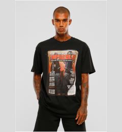 Снимка на Men's T-shirt oversize Upscale Magazine black