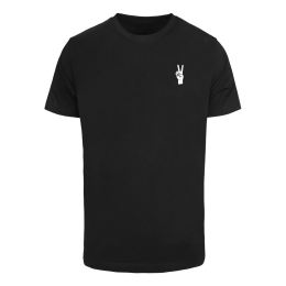 Снимка на Men's T-shirt Peace Hand - black
