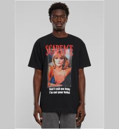 Снимка на Men's T-shirt Scarface Don't call me baby Heavy Oversize - black