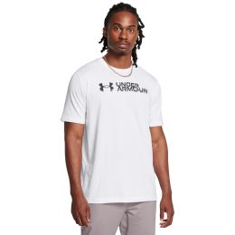 Снимка на Men's T-shirt Under Armour M SLICED WORDMARK 60/40S SS