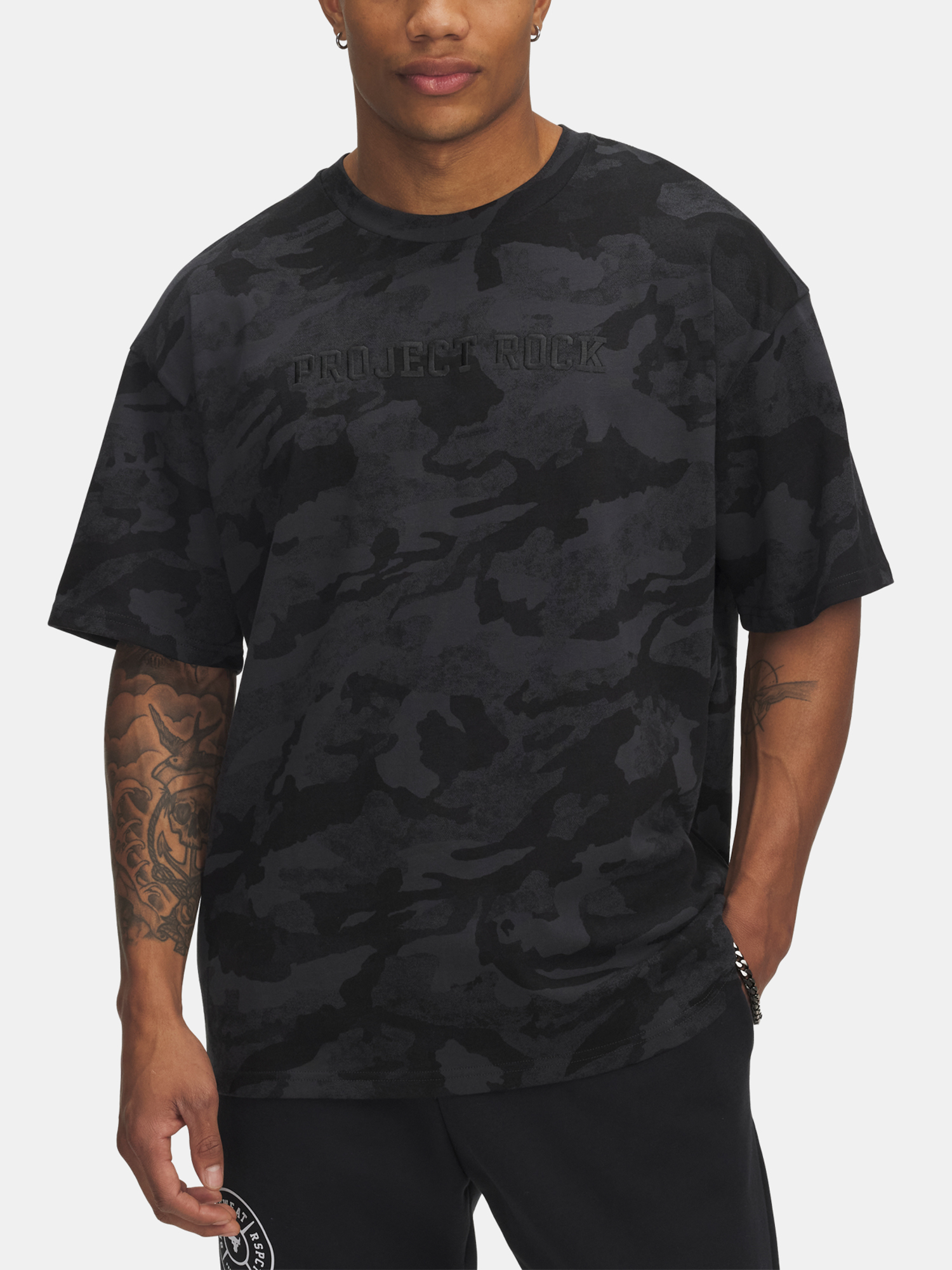 Снимка на Men's T-shirt Under Armour Pjt Rck Hwt AOP SS - Men's