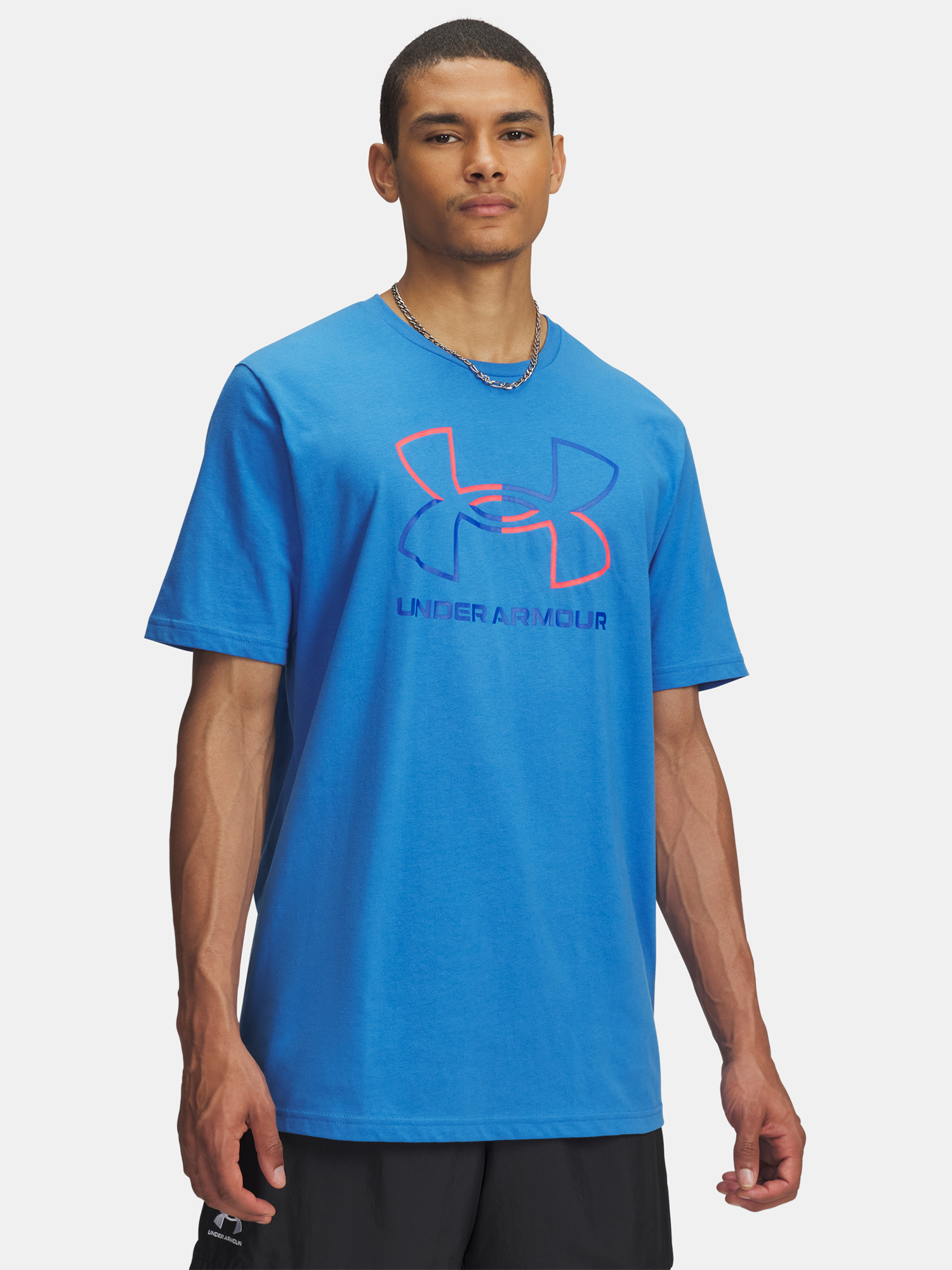 Снимка на Men's T-shirt Under Armour UA GL FOUNDATION UPDATE SS-BLU - Men's
