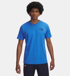 Снимка на Men's T-shirt Under Armour UA TRIPLE STACK LC LOGO SS-BLU - Men's