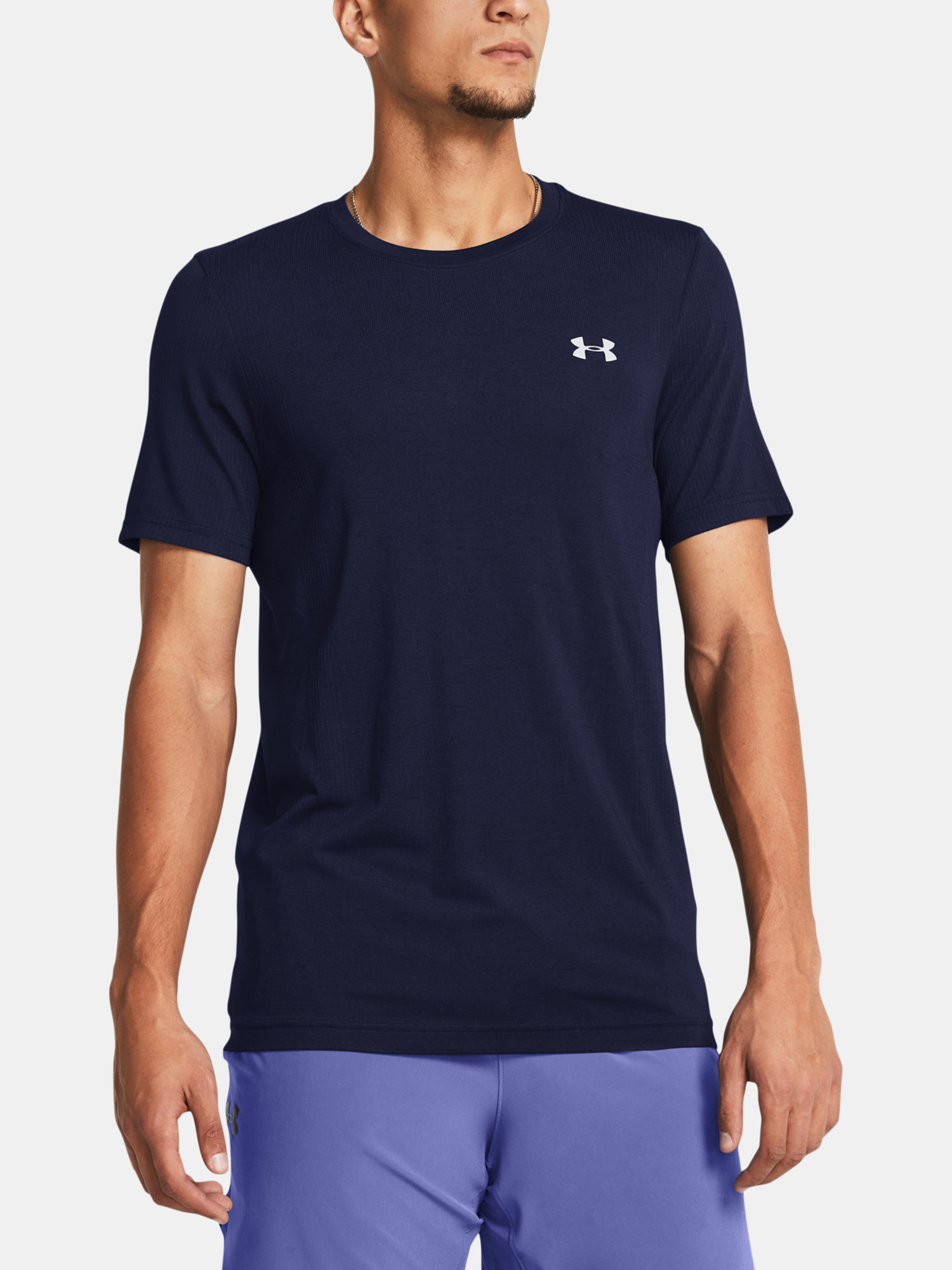 Снимка на Men's T-shirt Under Armour Vanish Seamless SS-BLU - Men's