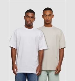 Снимка на Men's T-shirts UC Tall Tee 2-Pack - beige+white