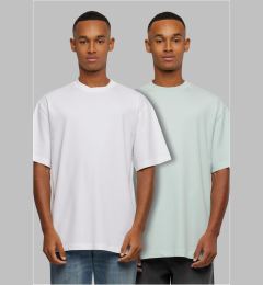 Снимка на Men's T-shirts UC Tall Tee 2-Pack - green+white