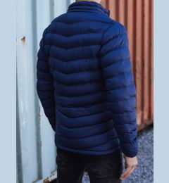 Снимка на Men's transitional quilted jacket dark blue TX4934
