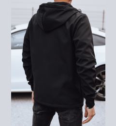 Снимка на Men's transitional softshell jacket with hood black Dstreet