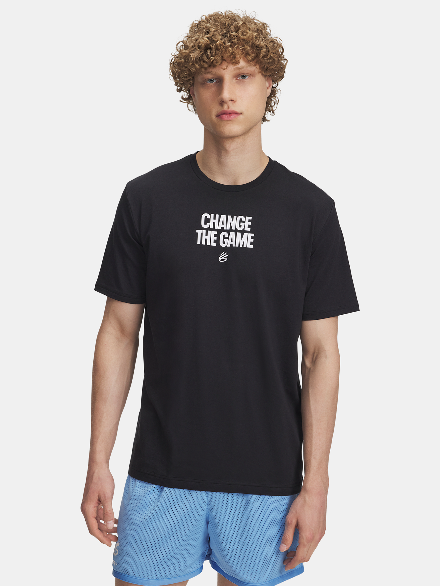Снимка на Men's Under Armour Curry Playable Tee 1-BLK T-Shirt - Mens