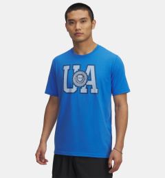 Снимка на Men's Under Armour UA COLLEGE CREST LOGO SS-BLU - Men's T-Shirt