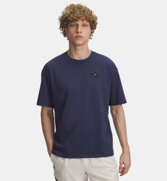 Снимка на Men's Under Armour UA HWT WOVEN LABEL SS-BLU - Men's T-Shirt